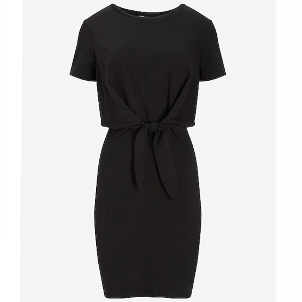 Tie Front T-Shirt Dress
